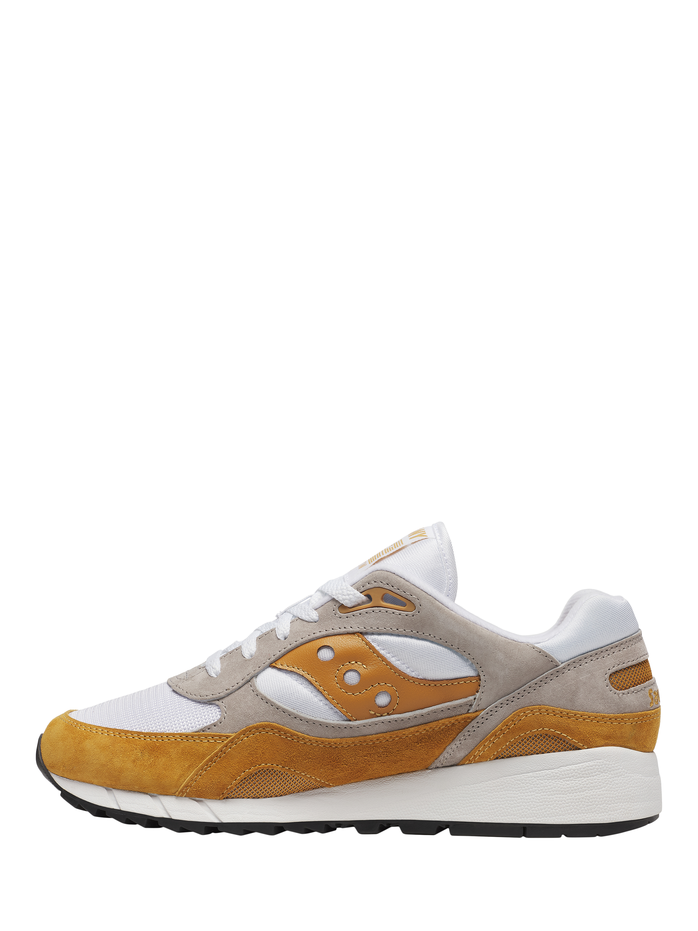 Product image 2 of 6, which shows Saucony Shadow 6000 Lace Up Trainers, Yellow, 9