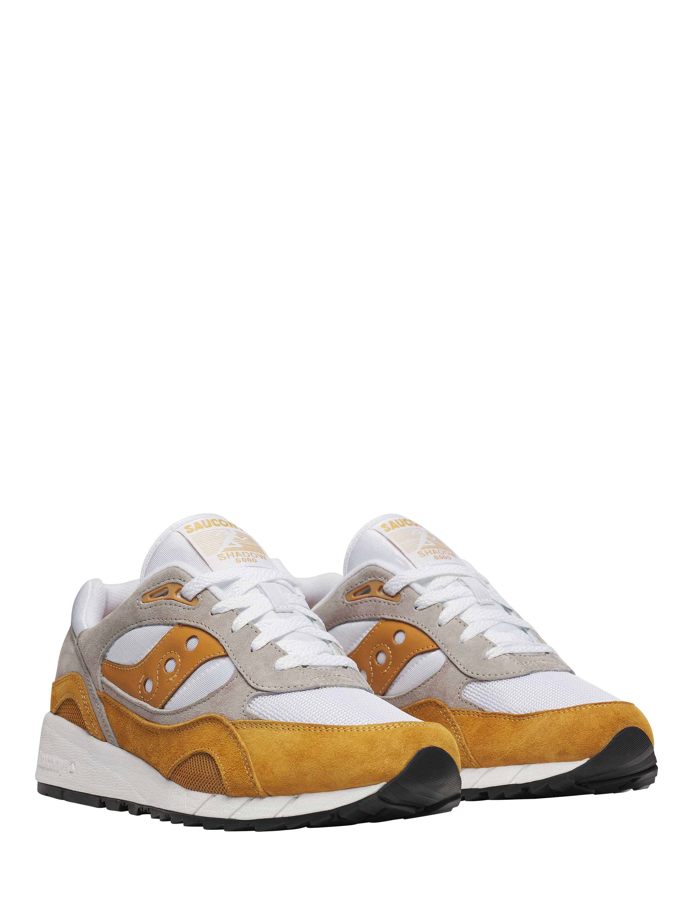 Product image 3 of 6, which shows Saucony Shadow 6000 Lace Up Trainers, Yellow, 9