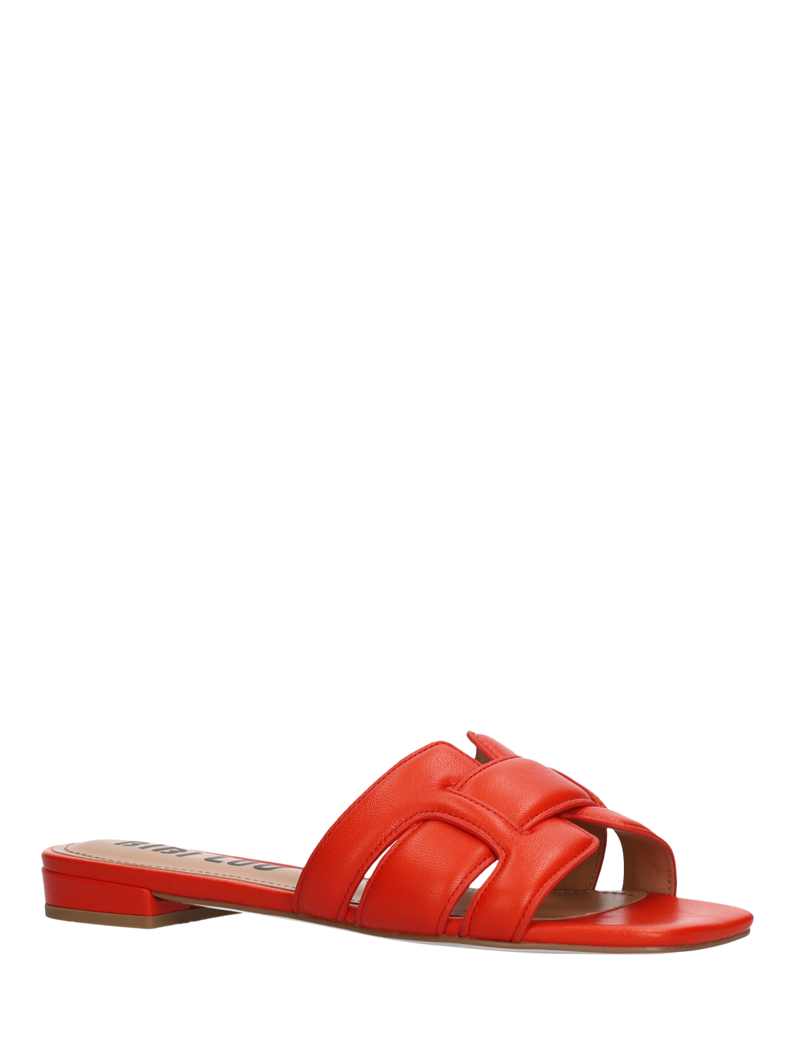 Product image 4 of 4, which shows Bibi Lou Holly Leather Mule Sandals, Red, EU39