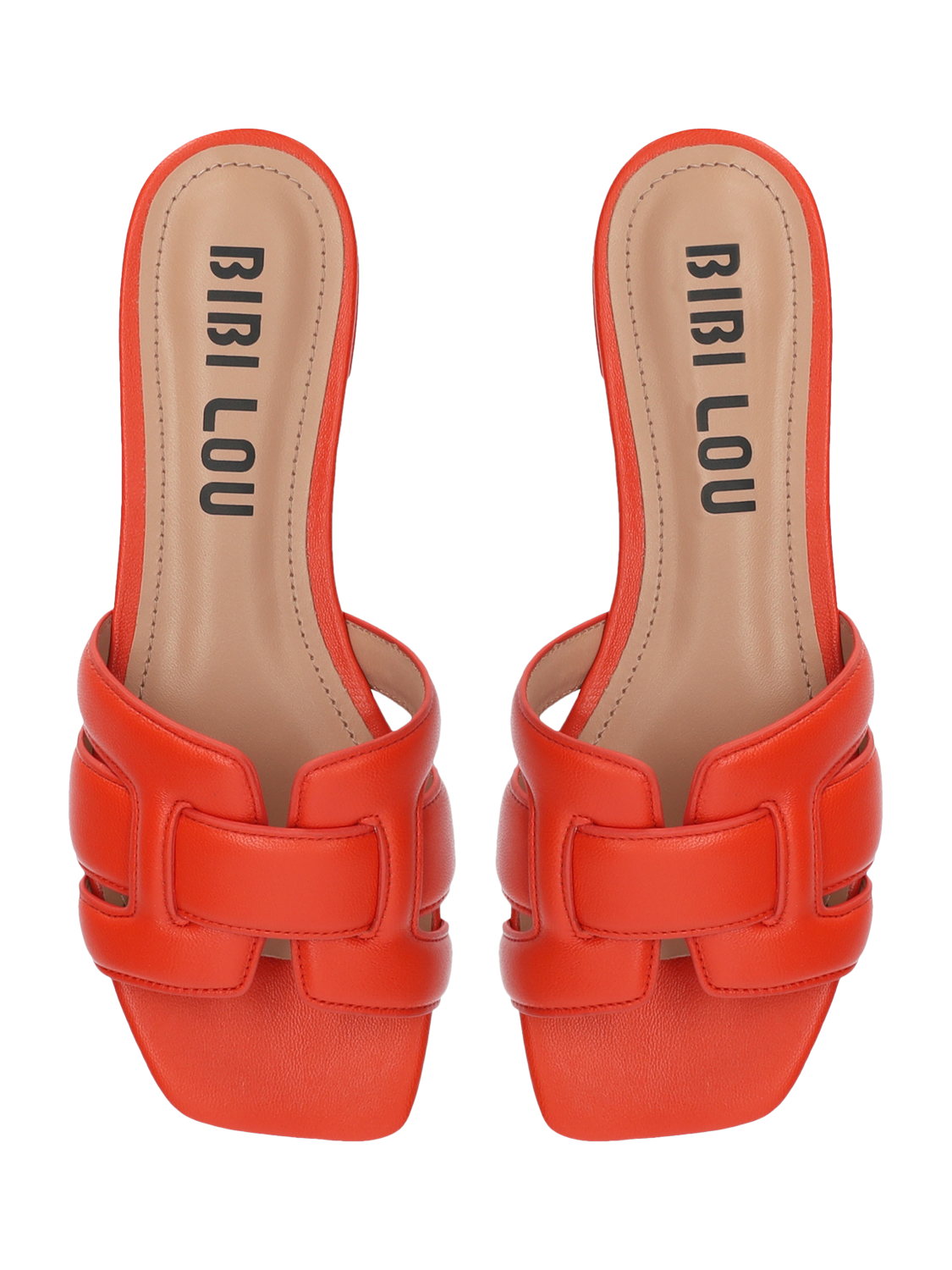 Product image 2 of 4, which shows Bibi Lou Holly Leather Mule Sandals, Red, EU39
