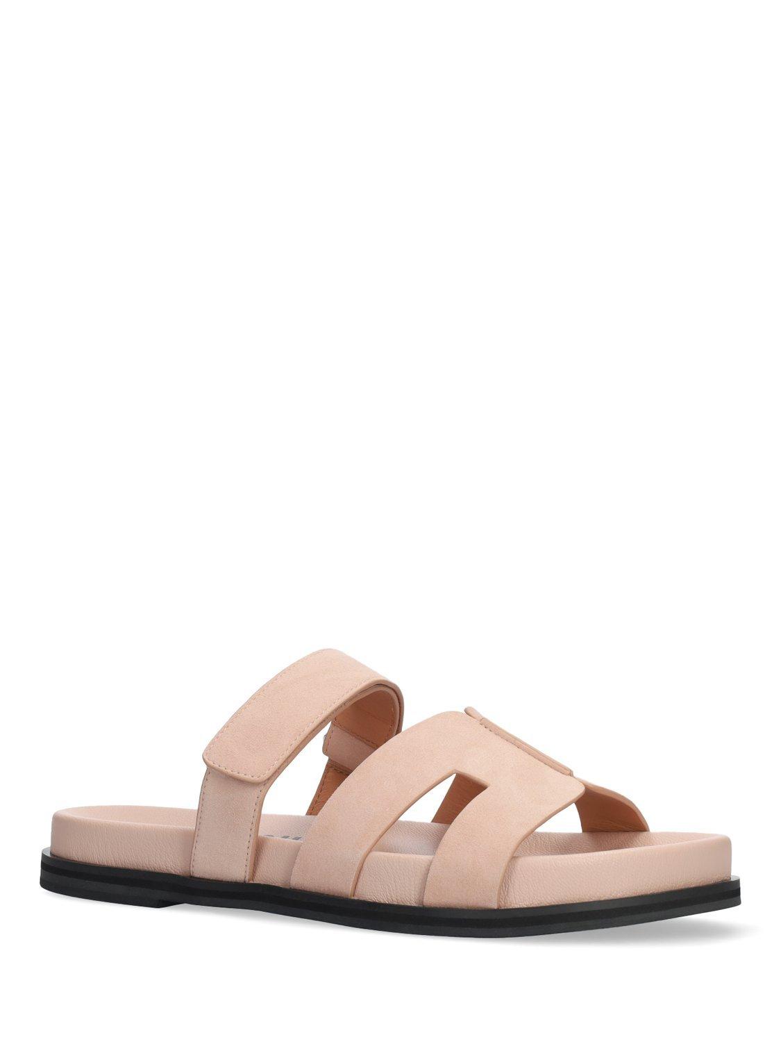 Product image 2 of 4, which shows Bibi Lou Mindy Suede Flat Sandals, Natural, EU40