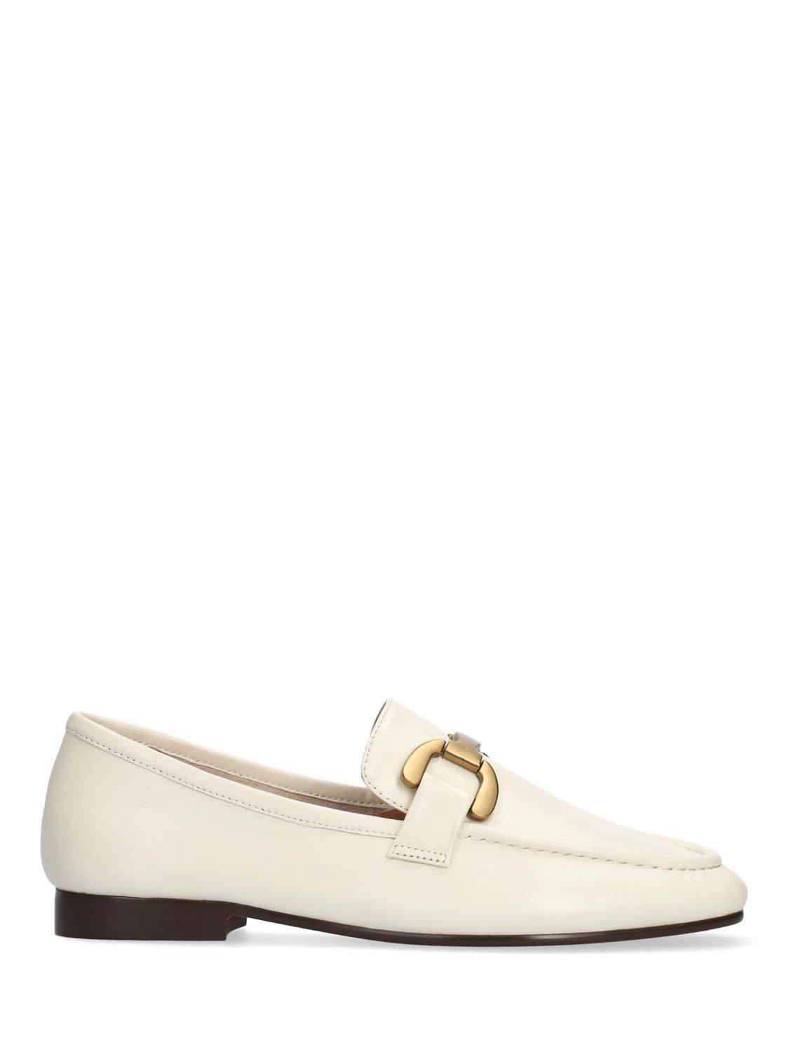 Product image 1 of 4, which shows Bibi Lou Vela Leather Loafers, Cream, EU37