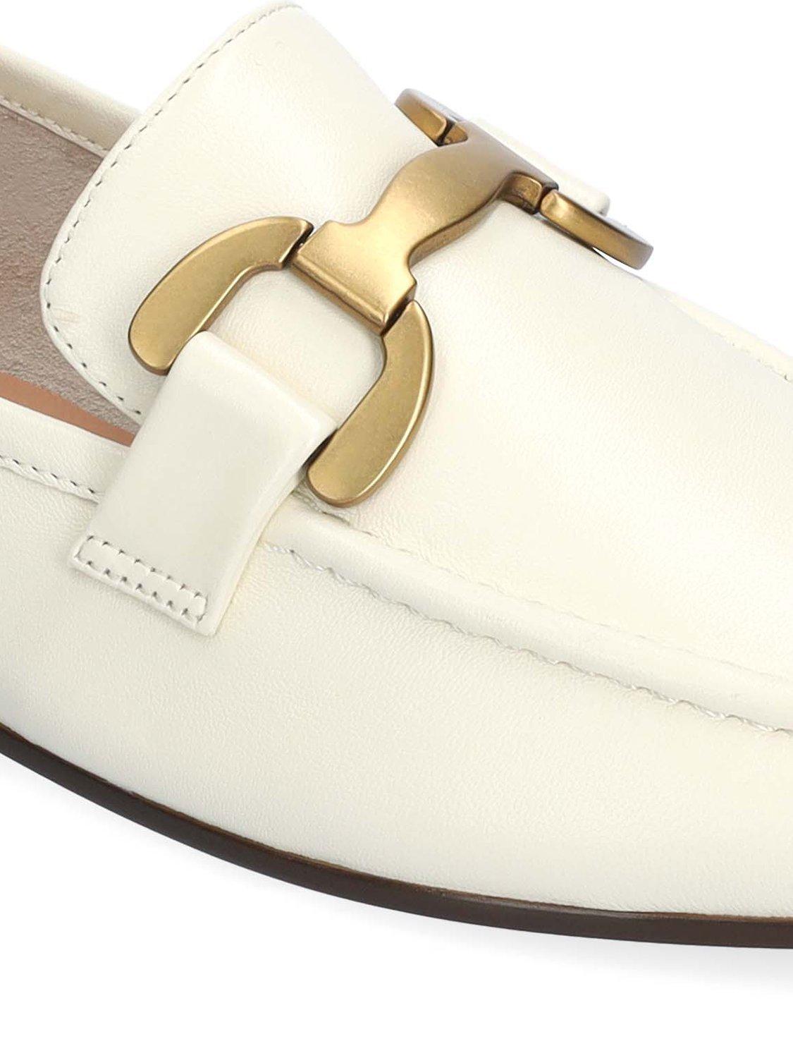 Product image 4 of 4, which shows Bibi Lou Vela Leather Loafers, Cream, EU37