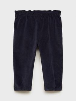 Mango Kids' Tina Trousers, Navy, Navy