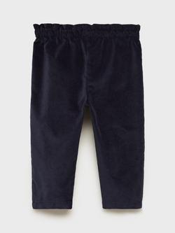 Mango Kids' Tina Trousers, Navy - view 2, Navy
