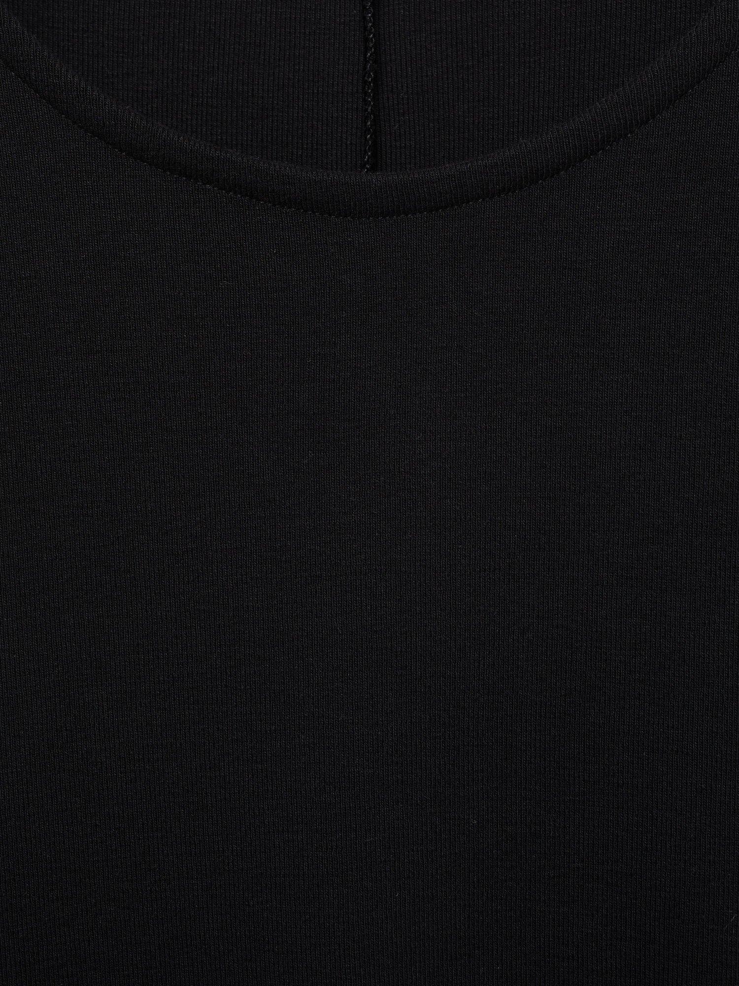 Product image 8 of 8, which shows Mango Basila Midi Dress, Black, 4