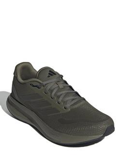 adidas Men's Runfalcon 5 Running Shoes, Olive - view 2, Olive