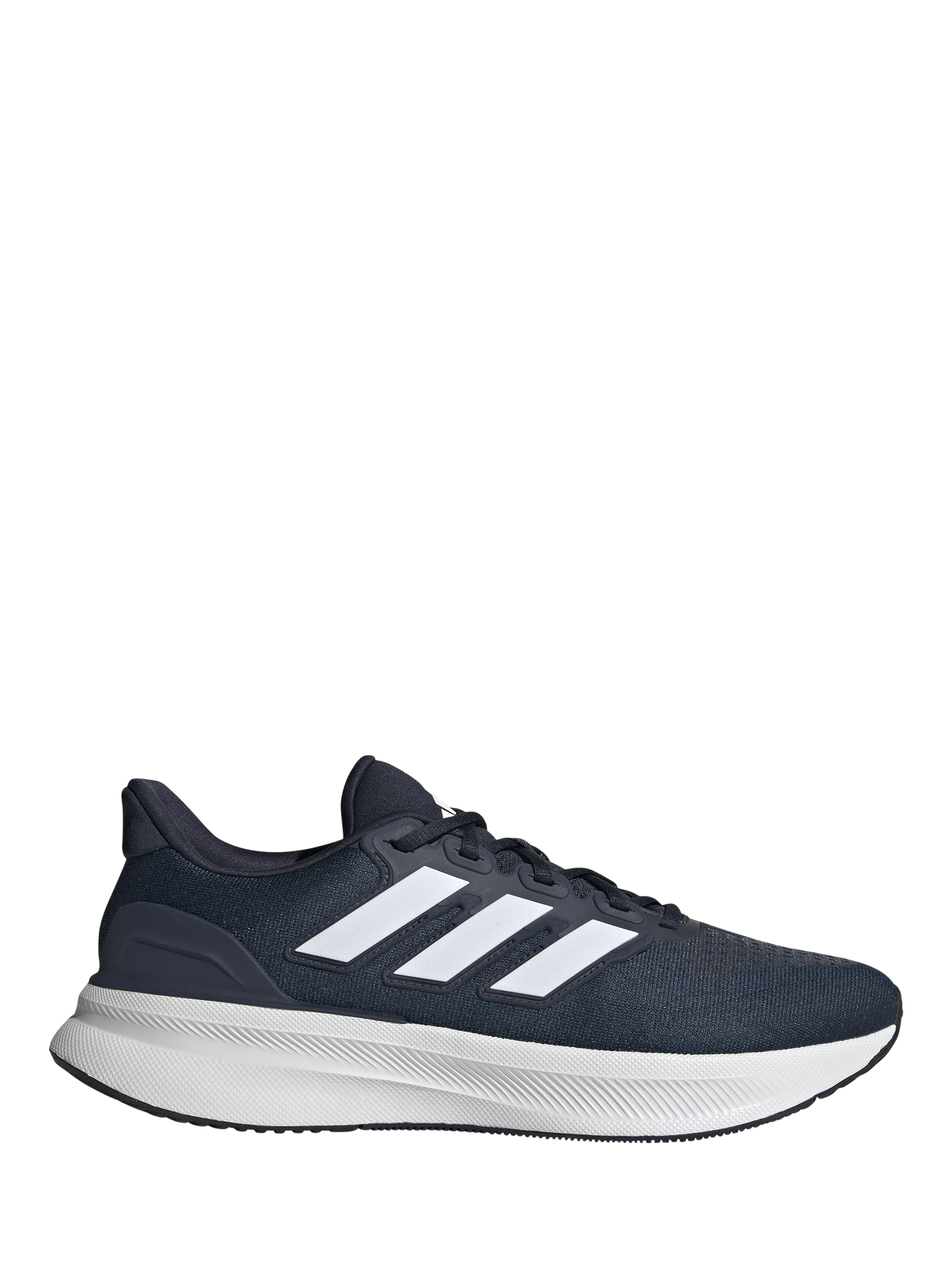 Product image 1 of 8, which shows adidas Men's Ultrarun 5 Running Shoes, Ink/White, 8.5