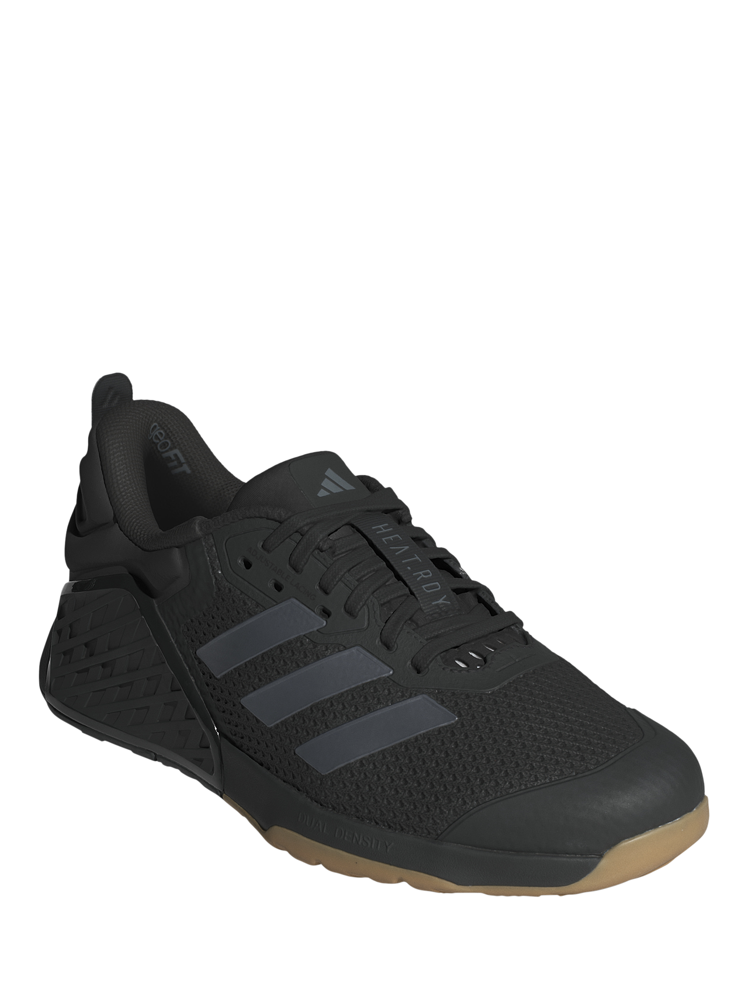 Product image 2 of 10, which shows adidas Women's Dropset 3 W Wide Fit Trainers, Black/Grey, 4