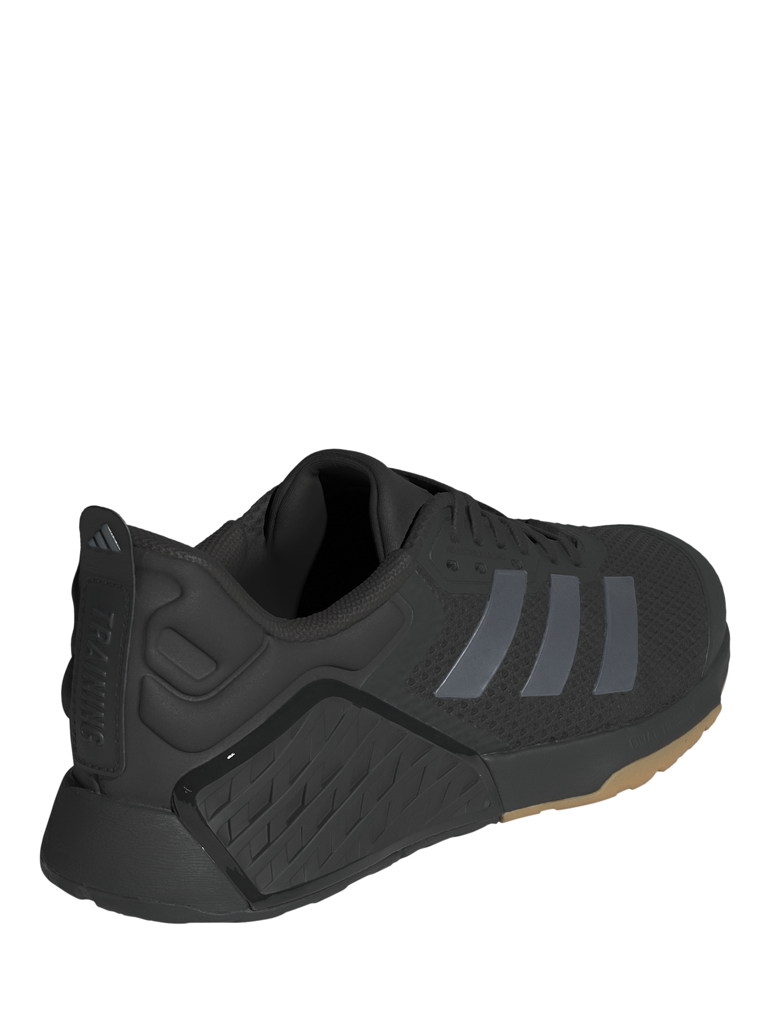 Product image 3 of 10, which shows adidas Women's Dropset 3 W Wide Fit Trainers, Black/Grey, 4