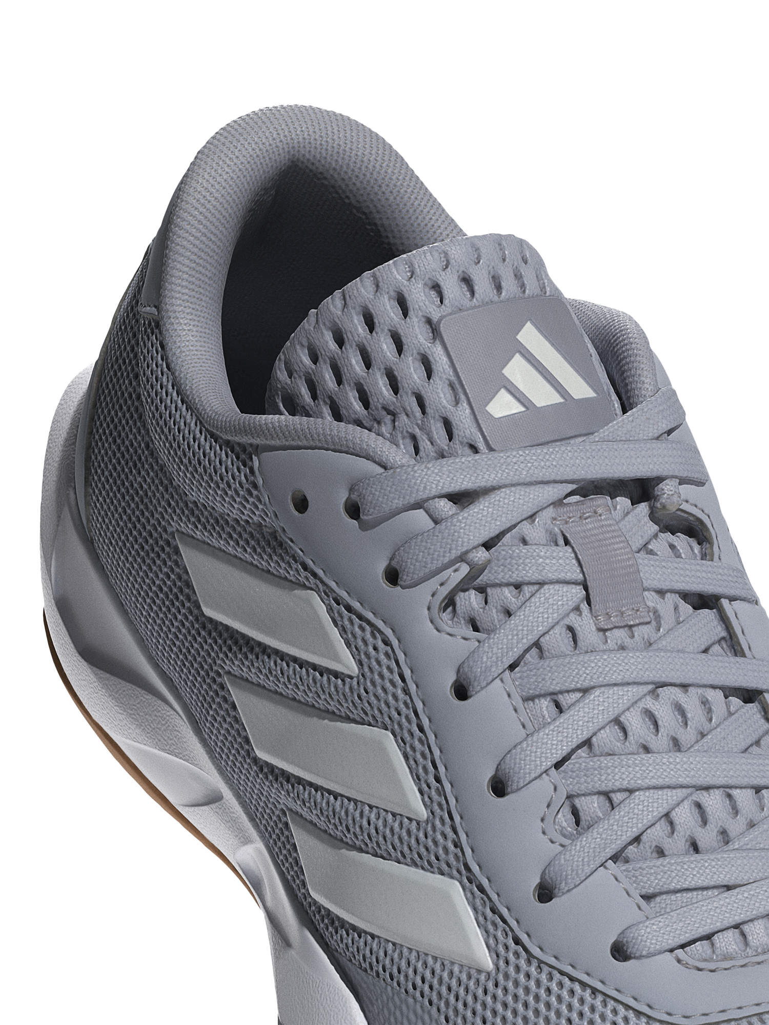 Product image 7 of 10, which shows adidas Women's Amplimove Trainer W Running Shoes, Silver/White, 4