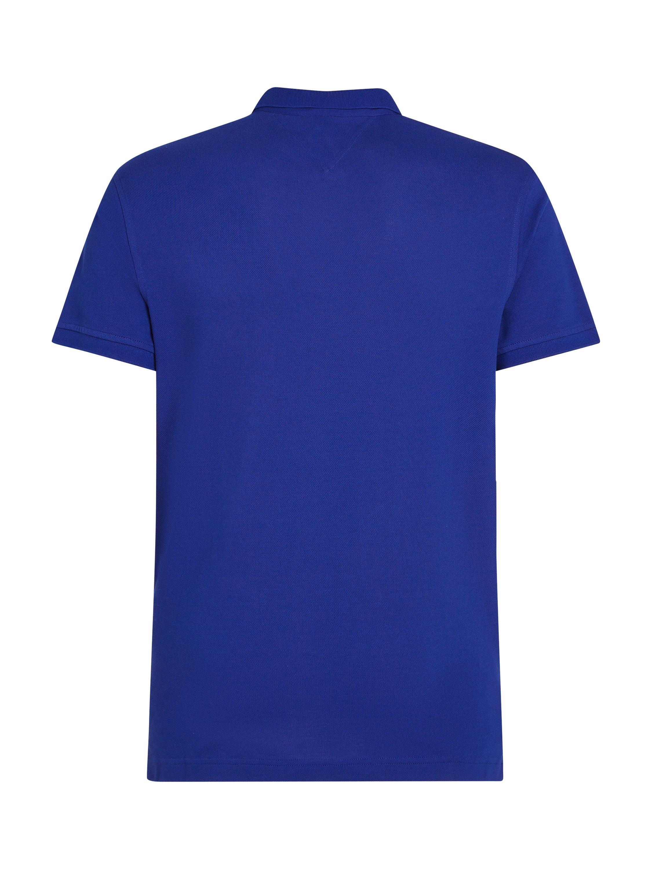 Product image 7 of 8, which shows Tommy Hilfiger 1985 Regular Fit Polo Shirt, Wedge Blue, XS