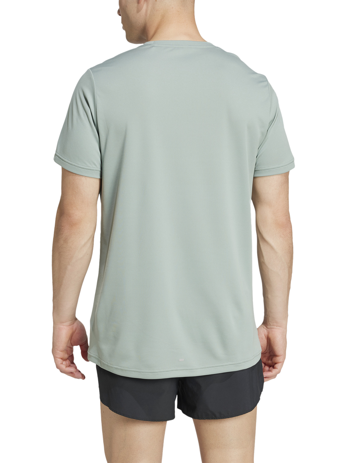Product image 2 of 6, which shows adidas Run It T-Shirt, Silver Green, S