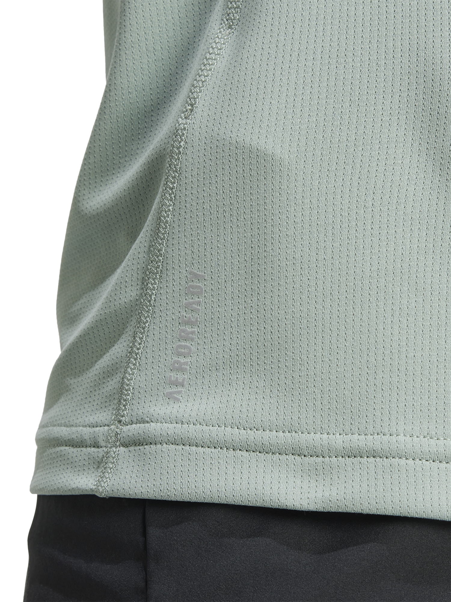 Product image 4 of 6, which shows adidas Run It T-Shirt, Silver Green, S