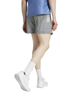 adidas Men's Own The Run Aeroready Shorts - view 2, Grey/White