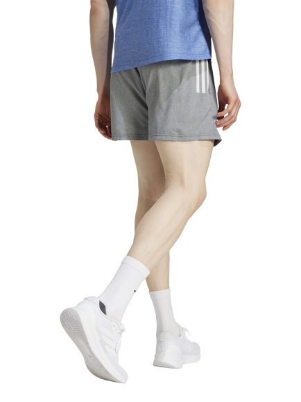 adidas Men's Own The Run Aeroready Shorts - view 2, Grey/White