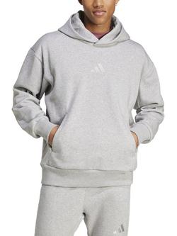 adidas Men's All SZN Fleece Hoodie, Grey Heather