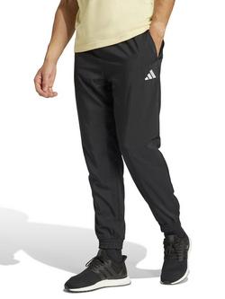 adidas Essentials Logo Stanford Training Joggers, Black/White, Black/White