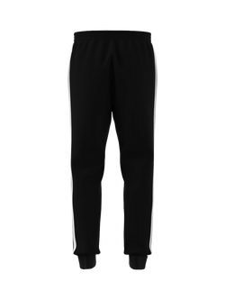 adidas Men's Essential Three Stripes Fleece Trousers, Black/White - view 2, Black/White