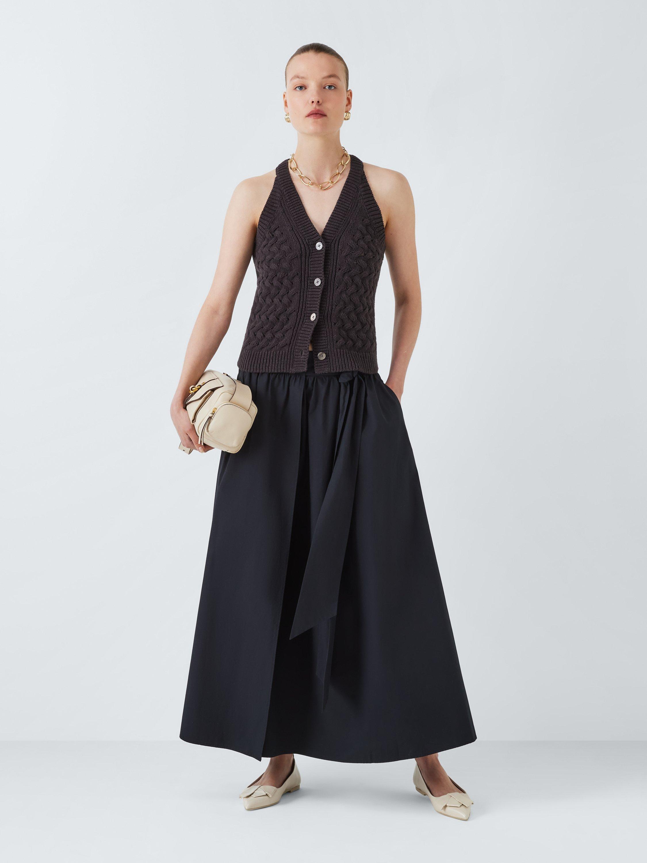 Product image 6 of 6, which shows John Lewis Beau Leather Bow Ballerina Pumps, Cream, 3