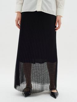 InWear Dagur Pleated Skirt, Black, Black