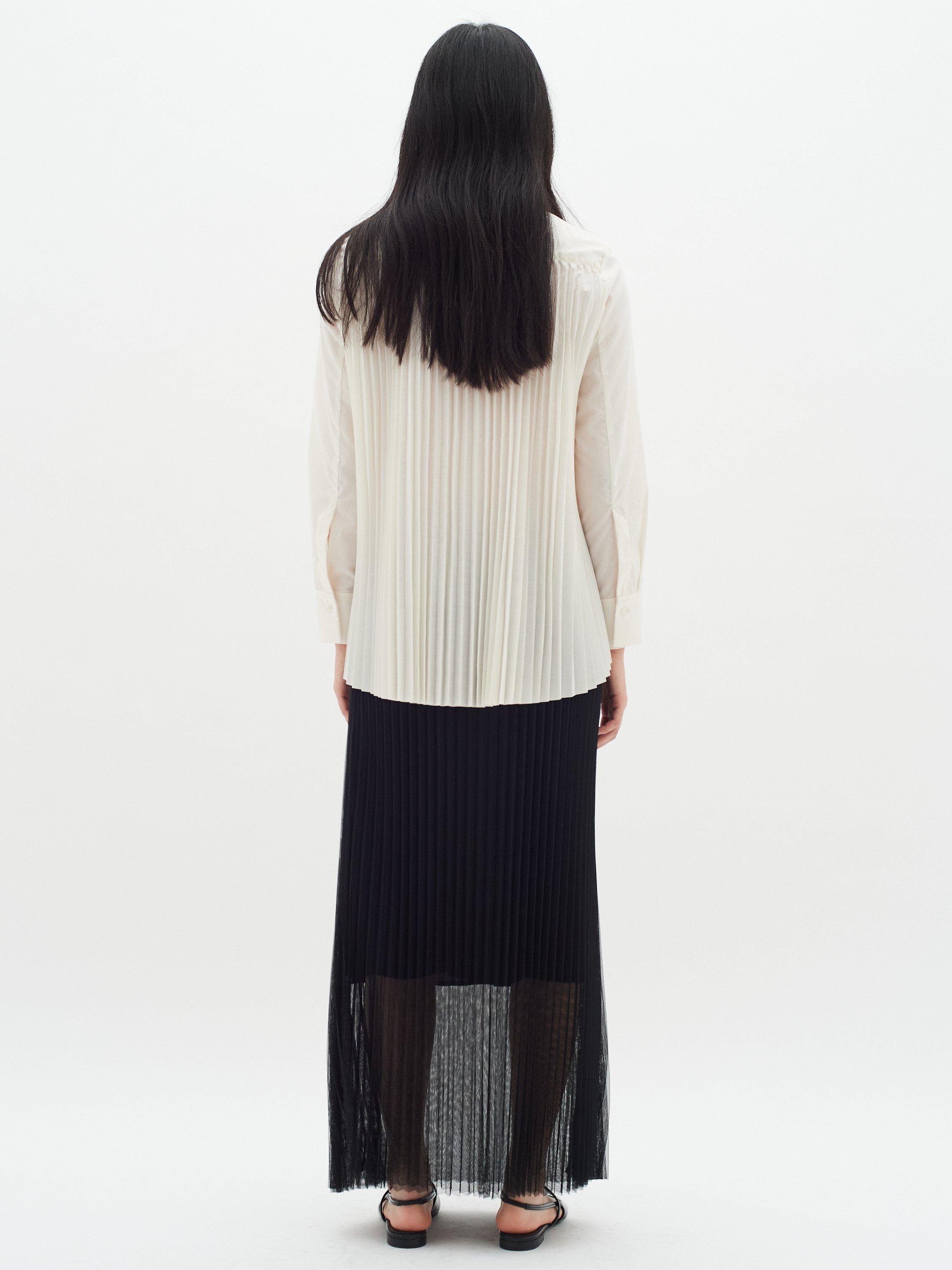 Product image 2 of 5, which shows InWear Dagur Pleated Skirt, Black, 8