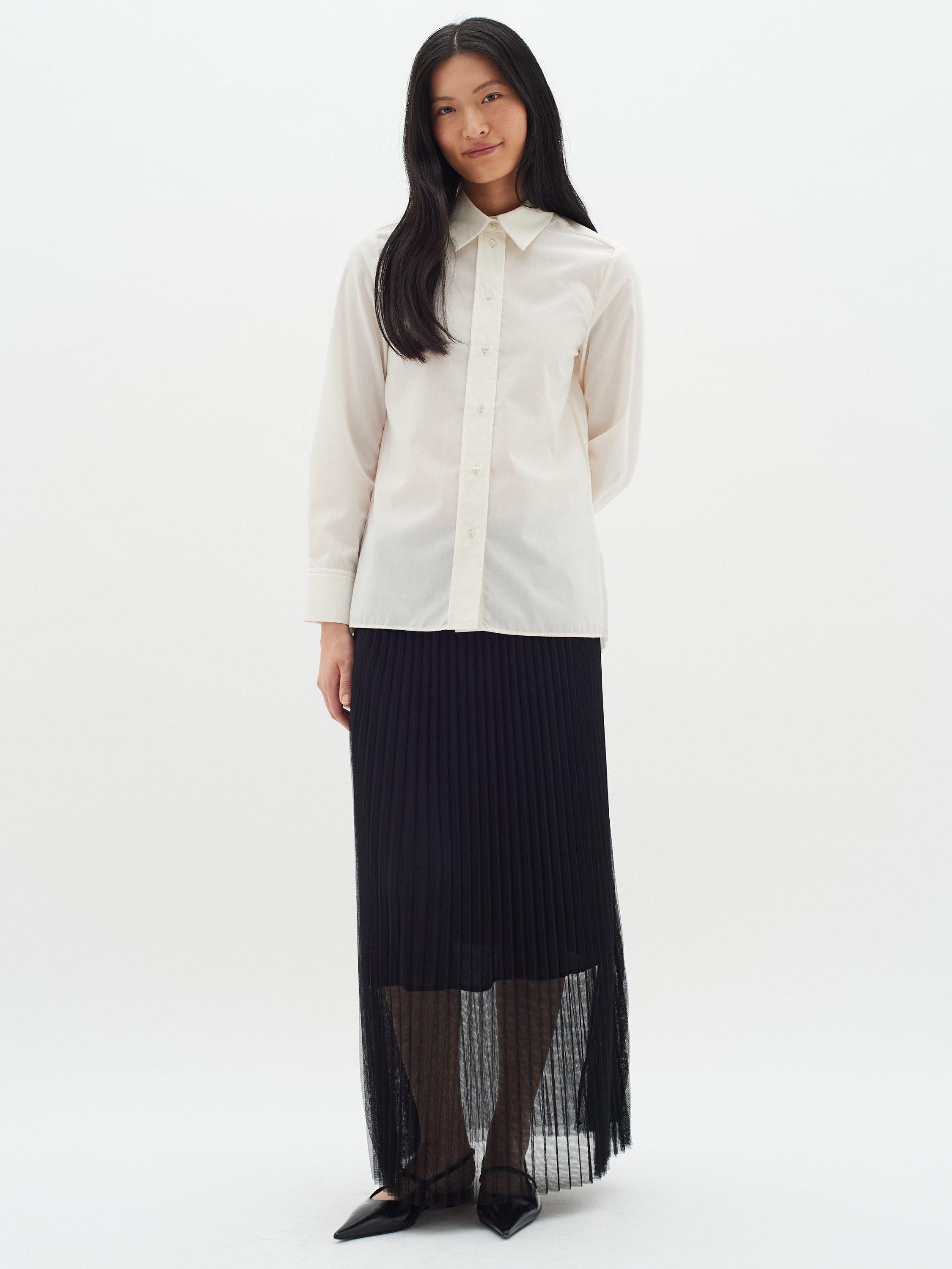 Product image 3 of 5, which shows InWear Dagur Pleated Skirt, Black, 8