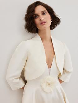 Phase Eight Ariel Bolero Jacket, Ivory, Ivory