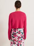 Phase Eight Yasmin Fluted Sleeve Cardigan, Pink