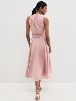 Phase Eight Lucinda Pleat Dress, Pink - view 2, Pink