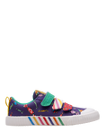 Clarks Kids' Roald Dahl Foxing Mix Shoes, Purple Canvas