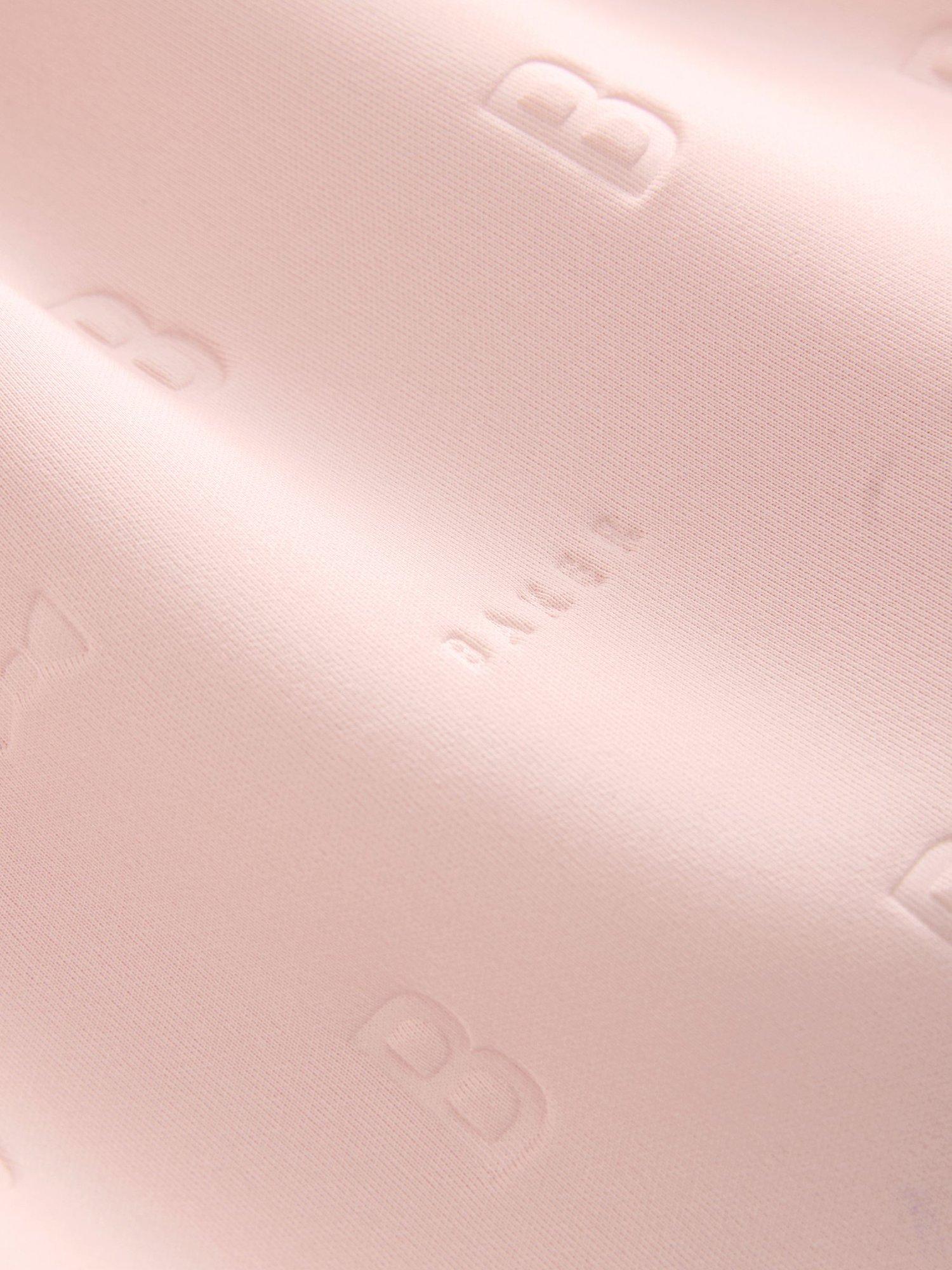 Product image 7 of 7, which shows Ted Baker Kids' Scuba Bow Foil Dress, Pink, 12-18 months