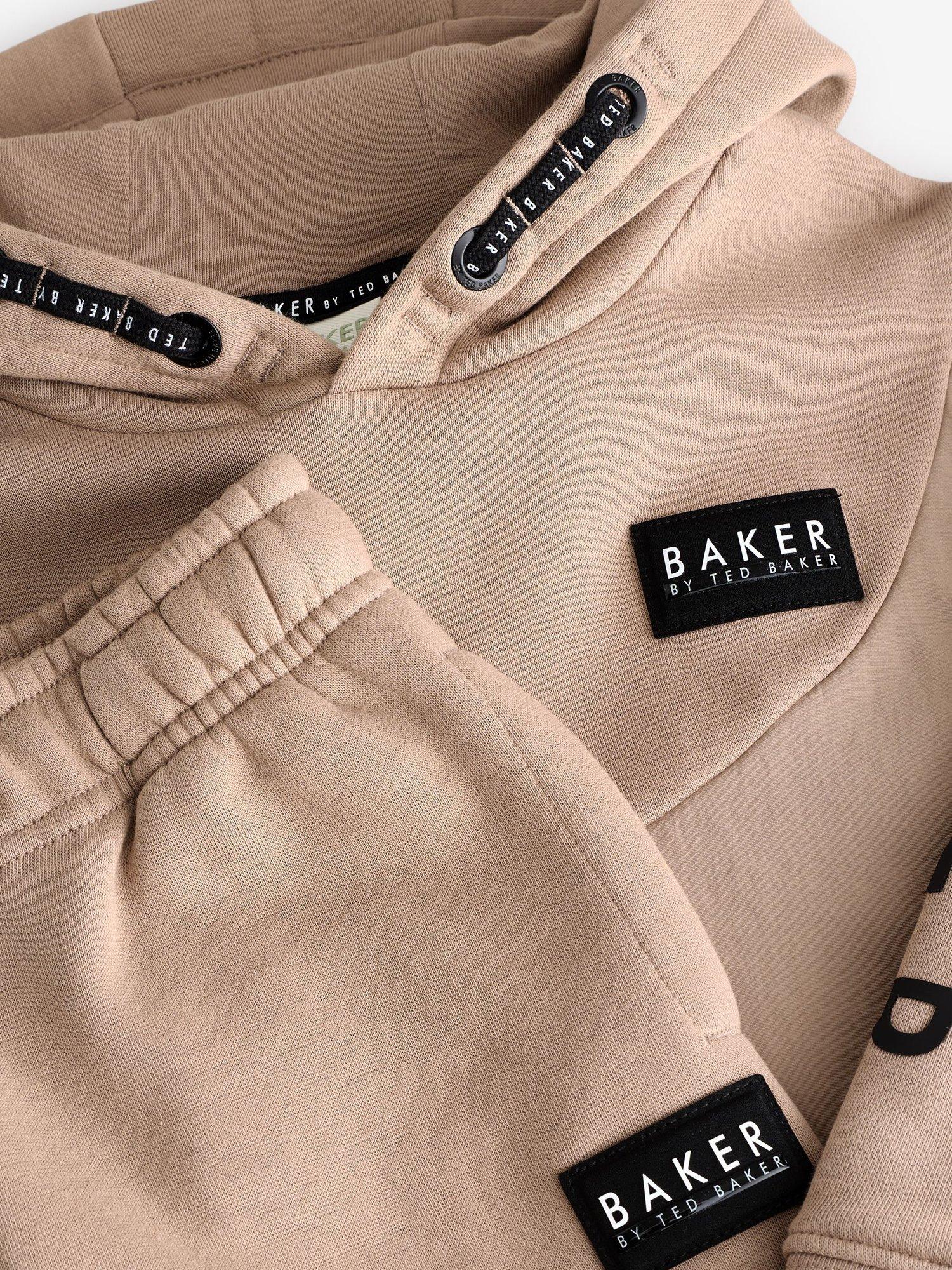 Product image 8 of 10, which shows Ted Baker Kids' Hoodie & Joggers Set, Tan Brown, 8 years