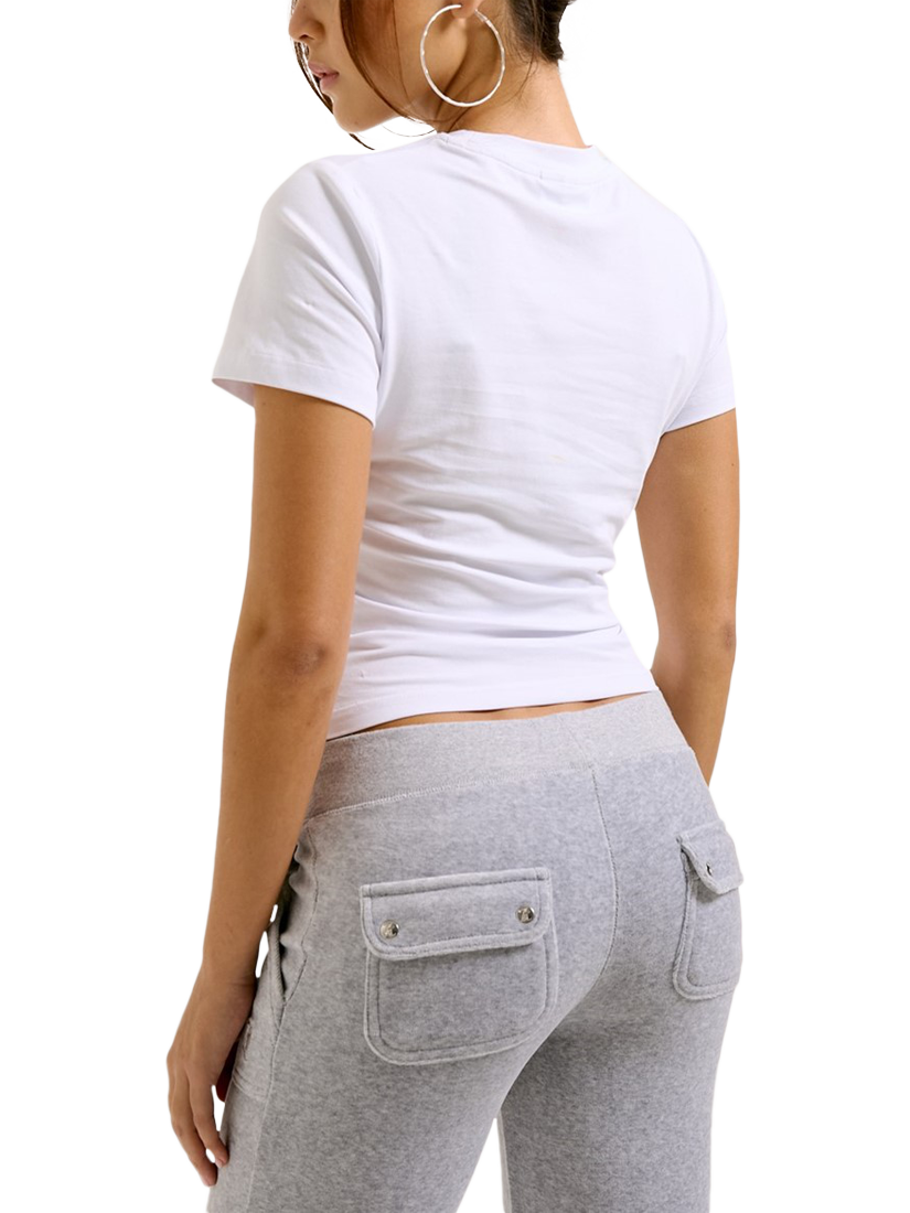 Product image 2 of 3, which shows Juicy Couture Impact Logo T-Shirt, White, S