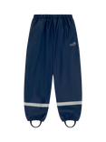 Muddy Puddles Kids' Waterproof Fleece Lined Trousers, Navy Blue