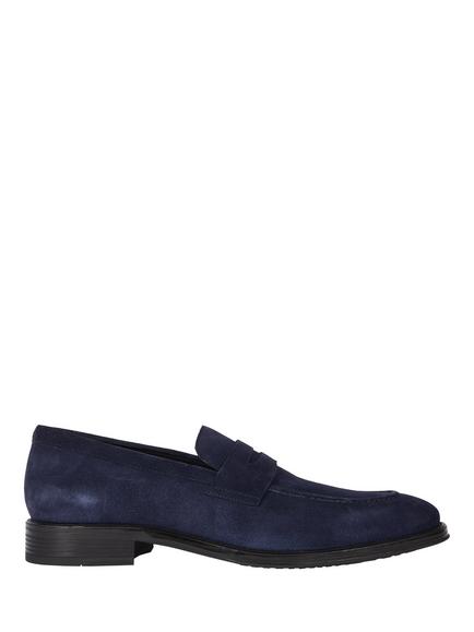 Paul Smith Pierce Suede Loafers, Navy, Navy