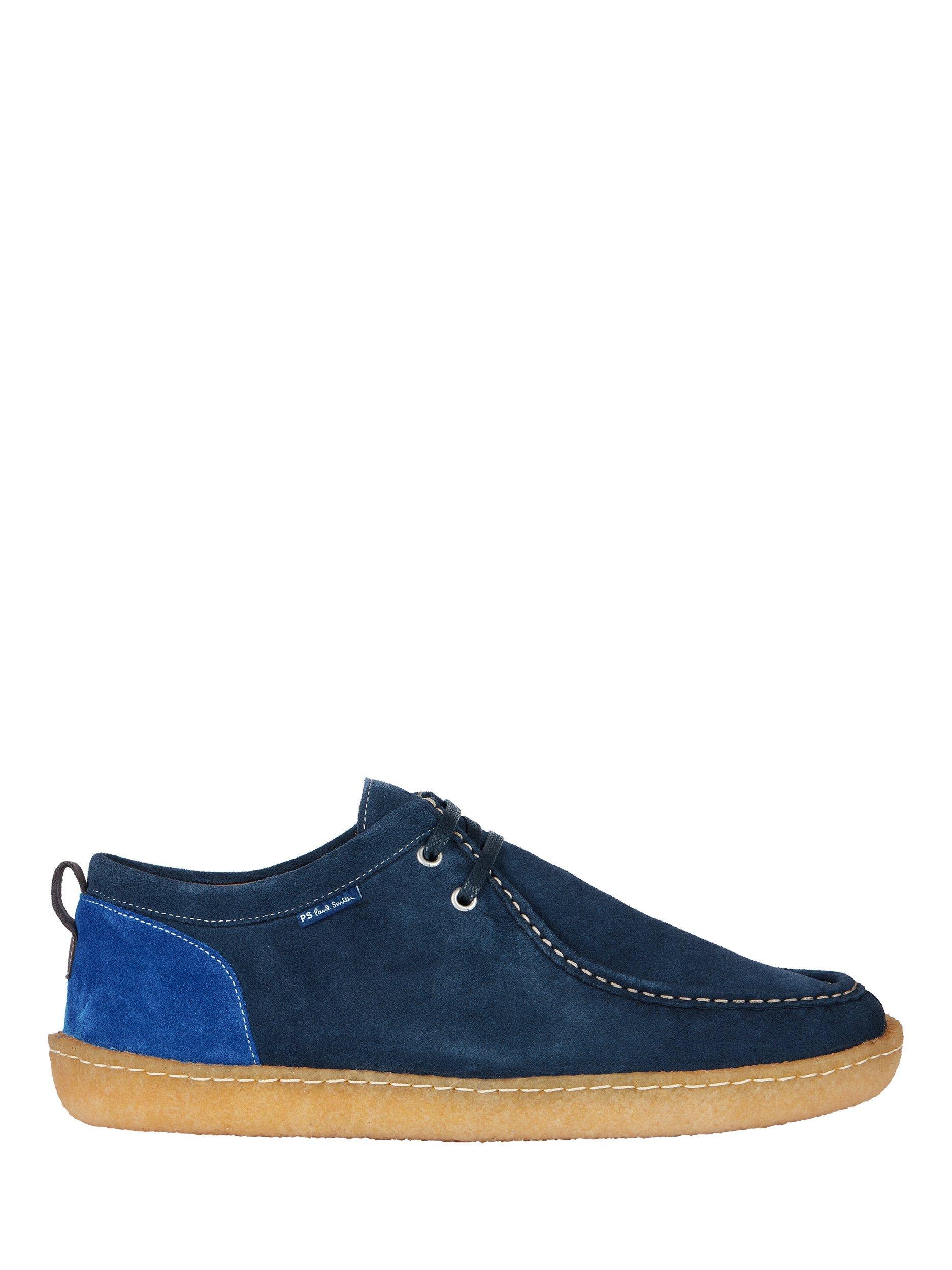 Paul Smith Buster Suede Moccasins, Navy