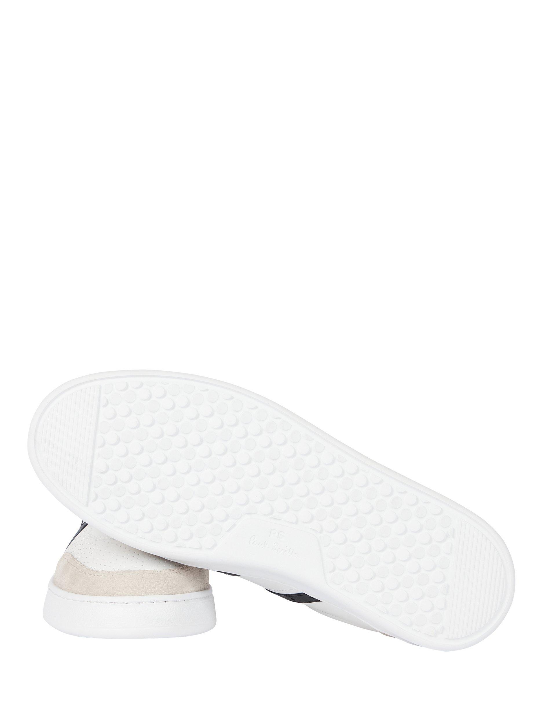 Product image 3 of 5, which shows Paul Smith Birch Leather Trainers, White, 9