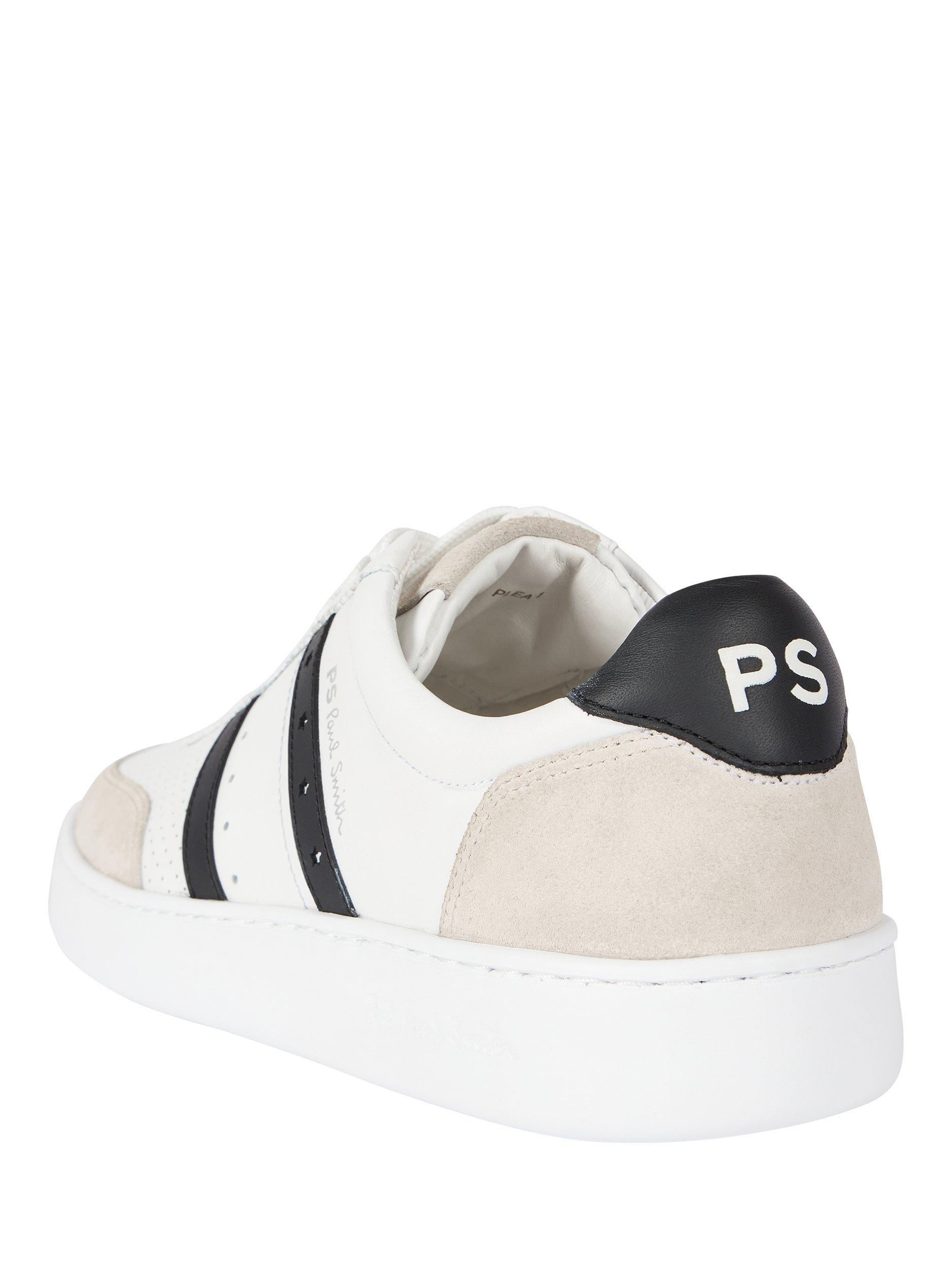 Product image 4 of 5, which shows Paul Smith Birch Leather Trainers, White, 9