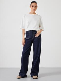 HUSH Rowan Flared Jeans - view 2, Blue Rinse Wash