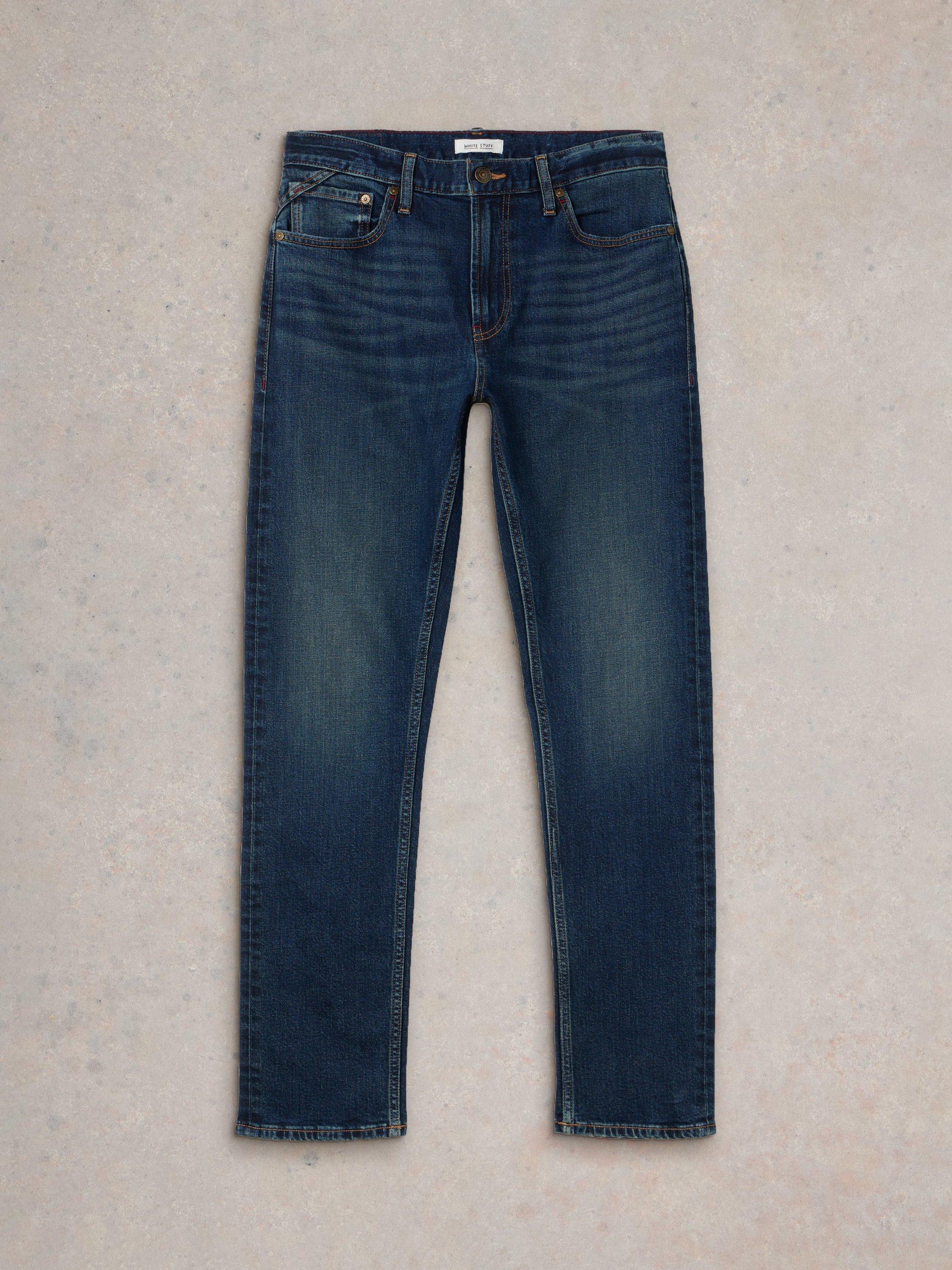 Product image 5 of 7, which shows White Stuff Eastwood Slim Fit Jeans, Dark Blue, 30S