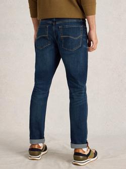 White Stuff Eastwood Straight Fit Jeans, Mid Blue - view 2, Mid Blue