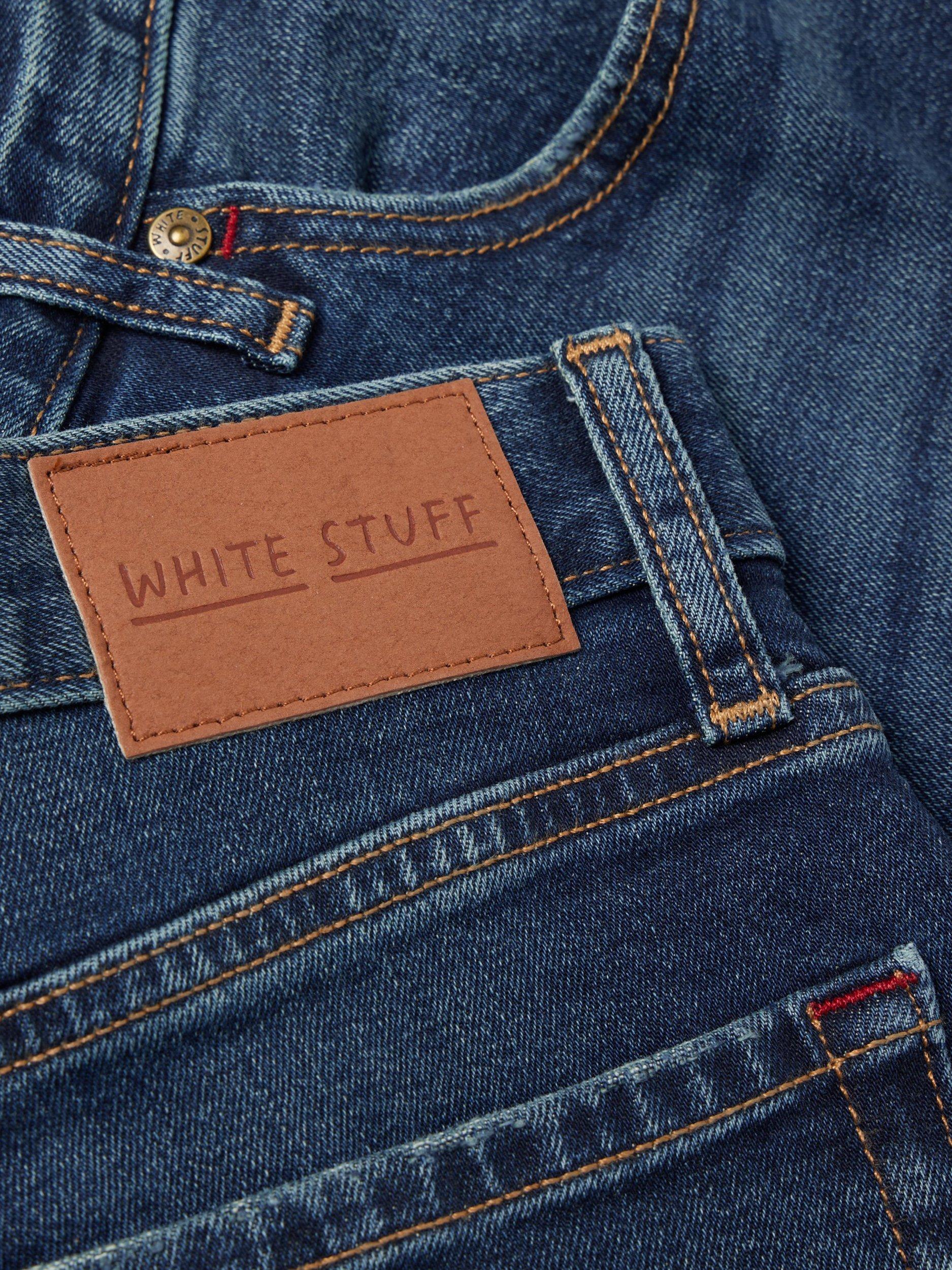 Product image 6 of 7, which shows White Stuff Eastwood Straight Fit Jeans, Mid Blue, 30S