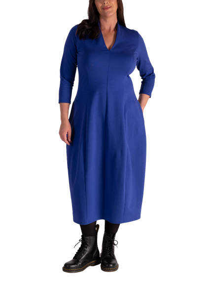 chesca Roma Boulle Dress, Blue Violet, Blue Violet