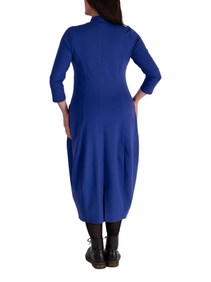 chesca Roma Boulle Dress, Blue Violet - view 2, Blue Violet