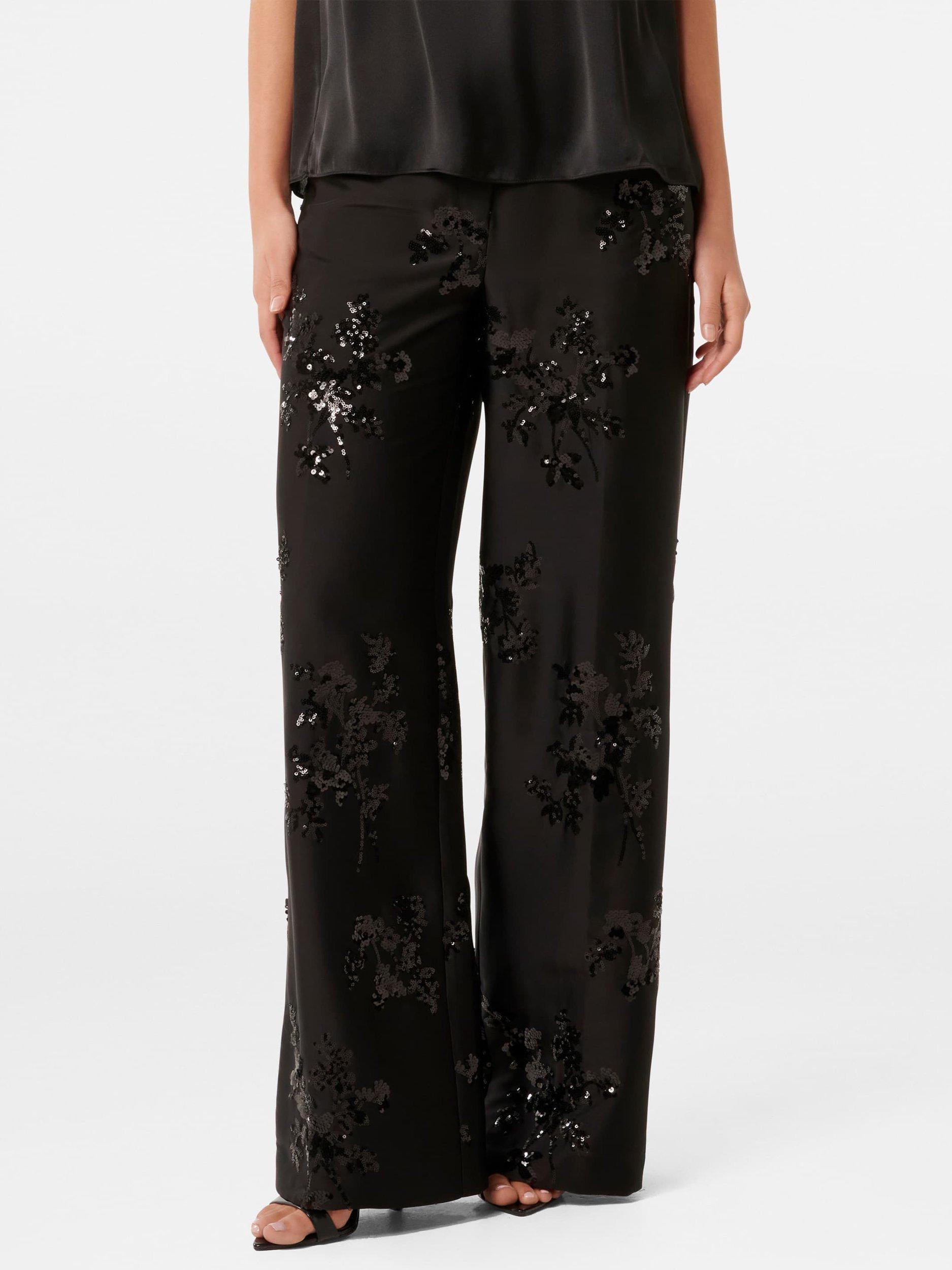 Product image 5 of 5, which shows Forever New Sonnie Sequin Trousers, Black, 4