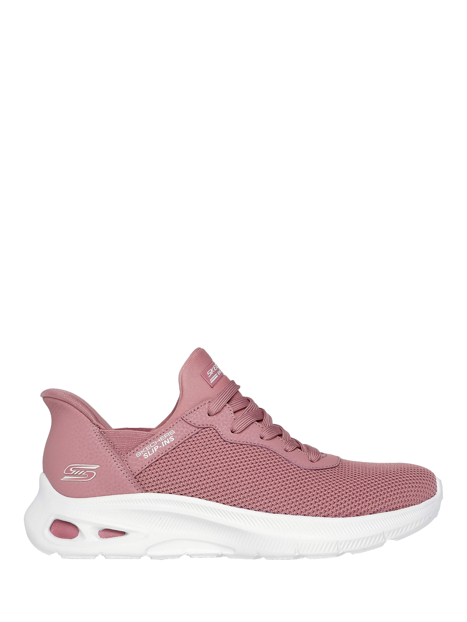 Skechers Hands Free Slip Ins: BOBS Sport Unity - Pinch of Luck Trainers, Blush