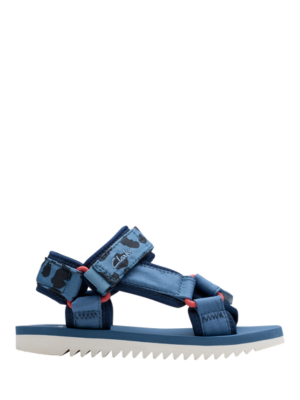 Clarks Kids' Peak Web Sandals, Blue, Blue