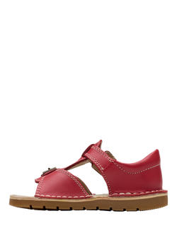 Clarks Kids' Playsun Reef Sandals - view 2, Red Leather