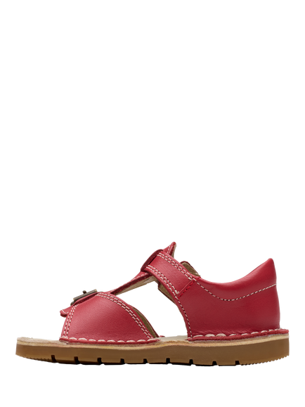 Clarks Kids' Playsun Reef Sandals - view 2, Red Leather
